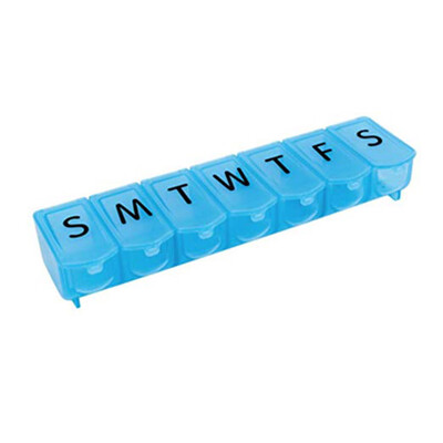 

Siaonvr Pill Box 7 Day Medicine Tablet Dispenser Organizer Weekly Storage Case Extra Large