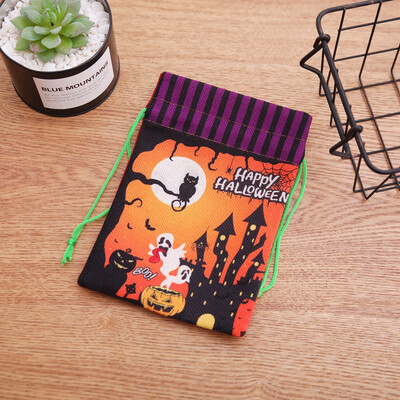 

Toponeto Halloween Cute Witches Candy Bag Packaging Children Party Storage Bag Gift