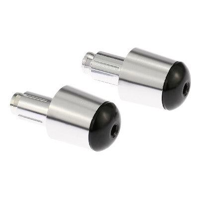 

Pair of Universal Motorcycle Motorbike Aluminum Handlebar Bar Ends Plugs Grip Caps