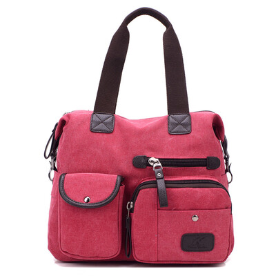 

Tailored Large Capacity Canvas Messenger Bags Single Shoulder Bags Travel Shopping Totes