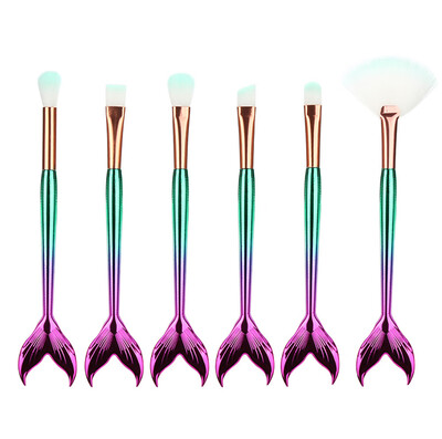 

Toponeto 6PCS Make Up Foundation Eyebrow Eyeliner Blush Cosmetic Concealer Brushes