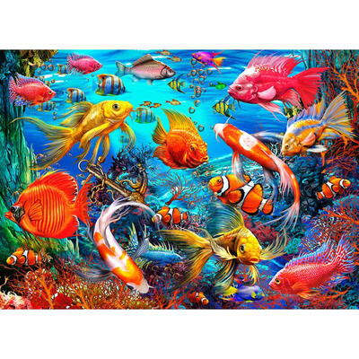 

5D DIY Full Drill Diamond Painting Sea Ocean Fish Cross Stitch Embroidery