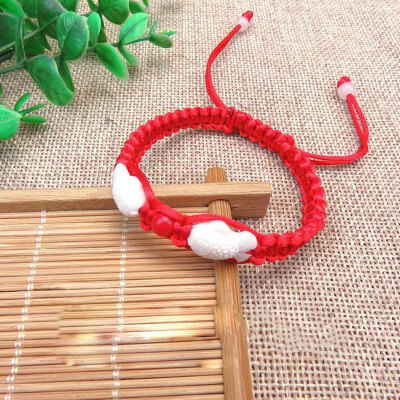 

Bohemian Children Baby Kid Charms Bracelet Baby Child Evil Spirits Peach Wood Red Rope Bracelet