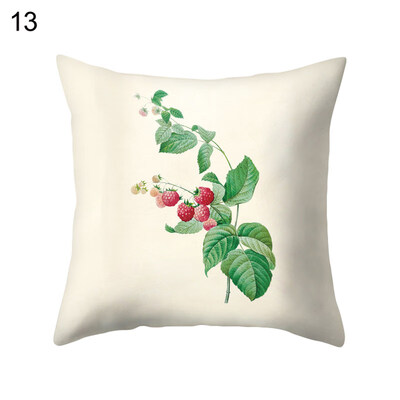 

Fresh Flower Leaf Pillow Case Cushion Cover Sofa Bed Car Cafe Office Decoration