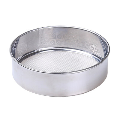 

Stainless Steel Filter Fine Mesh Strainer Flour Sifter Sieve Fruit Juice Skimmer