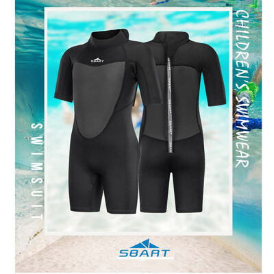 

Saidsome Neoprene 2MM Kids Wetsuit Short-Sleeved One Piece Childrens Surfing Diving Suit diving suit diving water diving mask