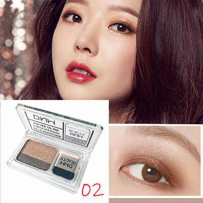 

Two Color Gradient Eye Shadow Palette Glitter Eyeshadow Makeup Waterproof Shimmer Glitter Nude Eye shadow cosmetic