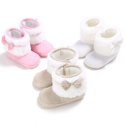 

Baby Girl Boy Snow Boots Winter Booties Infant Toddler Newborn Crib Shoes 0-18M