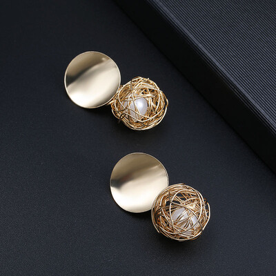 

2019 Hot Fashion Statement Earrings Big Geometric earrings For Women Hanging Dangle Earrings Drop Earring modern Jewelry