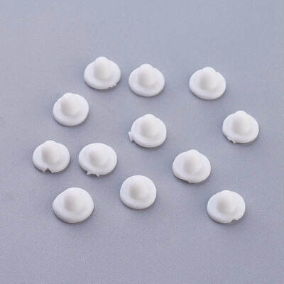 

Plastic Earring Ear Nuts Earrings Backs Cadmium Free & Nickel Free & Lead Free White 5x6mm Hole 15mm about 1000pcsbag