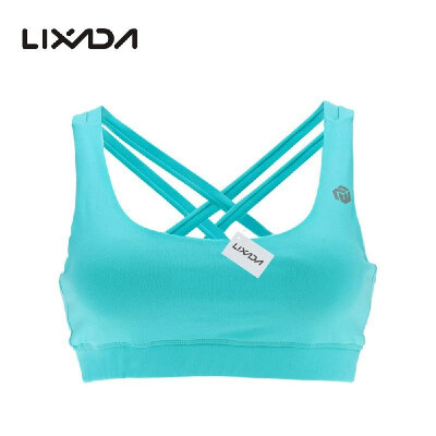 

Lixada Womens High Impact Full Coverage Wire Free Run Sports Bra for Yoga Gymnastics