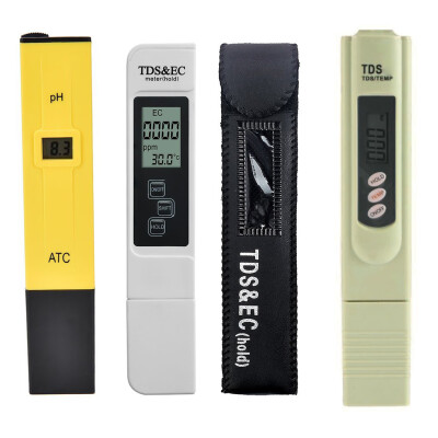 

3pcslot Digital TDS Water Tester PH Meter Pen TDS EC Meter Aquarium Filter Water Quality Purity Tester