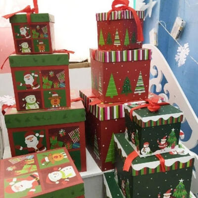 

Lovely Square Candy Box Christmas Party Favour Gift Boxes Birthday Decor DIY