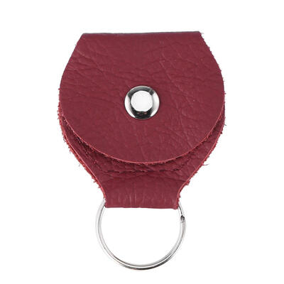 

Leather Guitar Paddle Bag Keychain Picks Holder Plectrums Case Collection