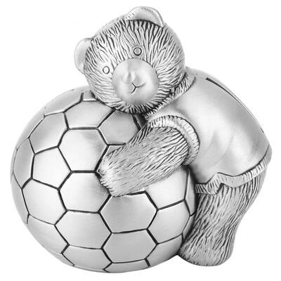 

Greensen Little Bear with Football Money Box Coin Saving Pot Piggy Bank Home Decor Gift for Kids