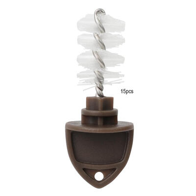 

Greensen 15Pcs Brown Home Beer Faucet Tap Protective Brush Cap Plug Cover Beer Production Accessory