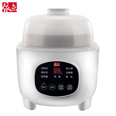 

Yili yili 1L purple sand electric cooker high temperature steam soup soup stew porridge pot home time reservation casserole 21110A-W