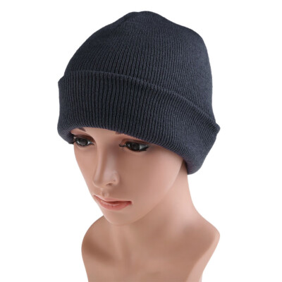 

Mens Women Beanie Knit Ski Cap Hip-Hop Color Winter Warm Unisex Wool Hat