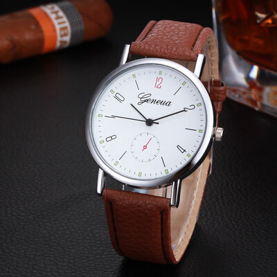 

Fashion Brand Watch Mens Simple Business Fashion Leather Quartz Wrist Watch relogio masculino drop shipping &Ff