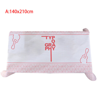 

Toponeto Tablecloth Home Decoration Rectangular Polyester Table Cloth Full Size