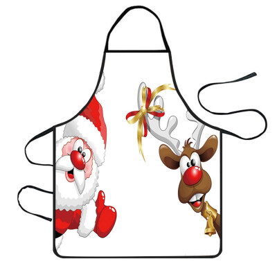 

Siaonvr Christmas Decoration Waterproof Apron Kitchen Aprons Dinner Party Apron