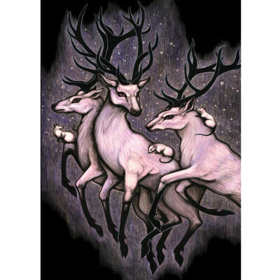 

5D DIY Full Drill Diamond Painting Forest Elk Cross Stitch Embroidery Kits