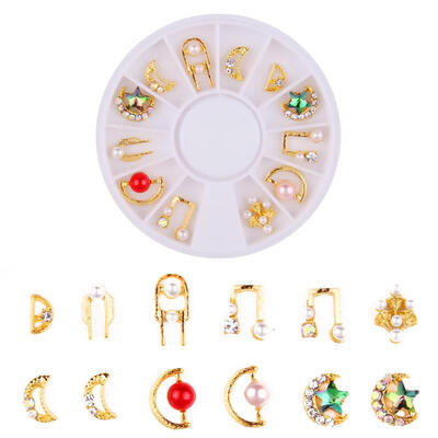 

Charm Crystals Rhinestones Hollow Out Glitter Stickers Nail Art Decoration