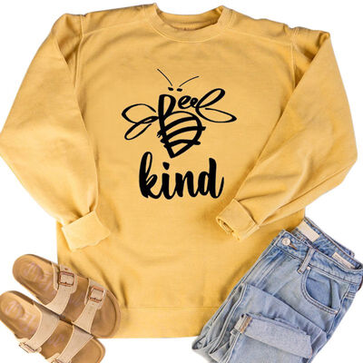 

Casual Cartoon Print Sweatshirts Pullover Women Cewneck Warm Tops Fashion Sweatshirt