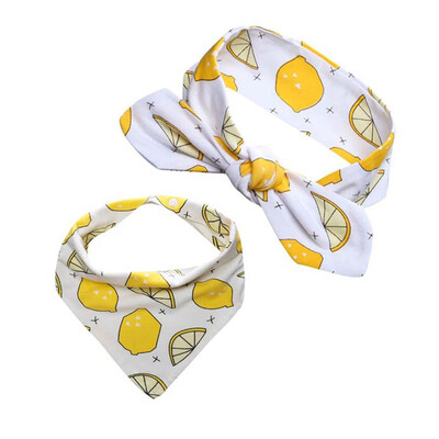 

Cotton Baby Bibs Burp Cloth Set Bow Hair Stuff Cartoon Triangle Baby Bibs Burp Cloth Reusable Baby Toddler Bib Apron
