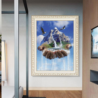 

Toponeto 5D Full Square Dirll Embroidery Paintings Rhinestone Pasted DIY Diamond Painting