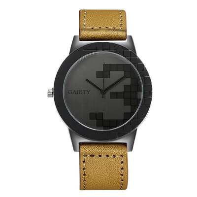 

Men Women Fashion Leather Sport Watch Quartz Wristwatch