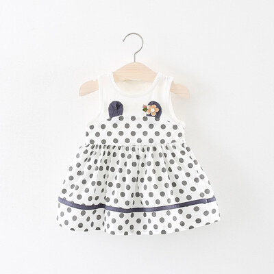 

Summer Baby Girl Dress Princess 0-1 Year Birthday Infant Girl Dotborn Dresses Baby Girls Cutton Clothes