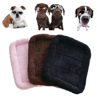 

Ktaxon New Small Medium Soft Plush Dog Pet Cat Bed Warm Mat Crate Kennel