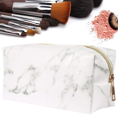 

Marble Cosmetic Bags Large Capacity Makeup Bag Protable Travel Makeup Pouch Toiletry Storage Bag