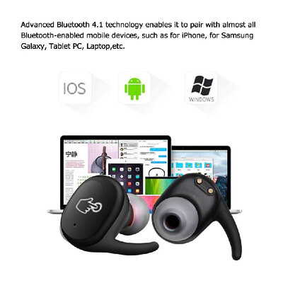 

True Wireless Bluetooth Headphones Touch Control Headset Bluetooth Stereo Music Earbuds IPX5 Waterproof Invisible Earphone Hands-f