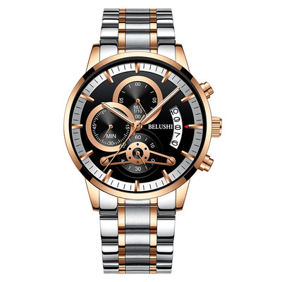 

Top Brand Watches Men Fashion Sports Quartz Clock relogio masculino Chronograph Waterproof Wrist Watch Full Steel Military Watch