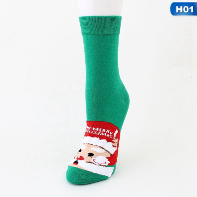 

Womens Socks Warm Christmas Cotton Socks Cosy Female Cute Animal Printed Hosiery