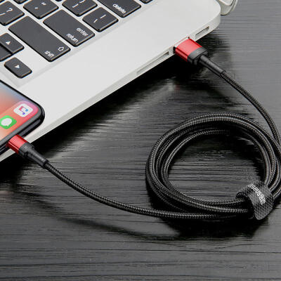 

Reversible Lightning Cord 2-in-1 Braided Charging And Syncing Cable For IPHONE-1m