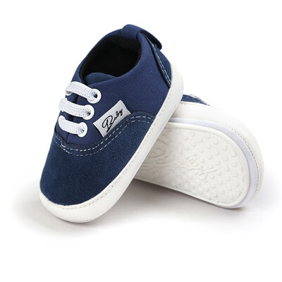 

Baby Boys Girls Shoes Canvas Toddler Sneakers Anti-Slip Infant First Walkers 0-18 Months