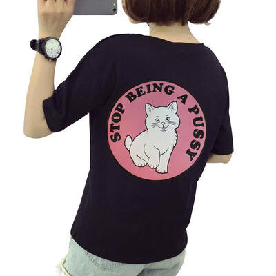 

Animal Print Fashion Women T-Shirts Short Sleeve Summer Leisure Loose Tees