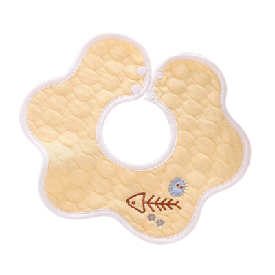 

Baby Bibs Waterproof Rotating Petal Saliva Towel Baby Bib Baby Cartoon Pattern Waterproof Rice Pocket