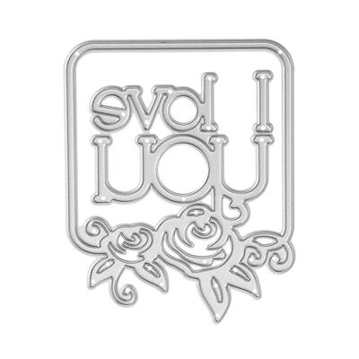 

I Love You Cutting Die Stencil Scrapbooking Paper Embossing DIY Album Card