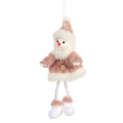 

New Year Christmas Decorations Creative Cute Plush Angel Girl Pendant Mini Wool Doll Small Ornaments Christmas Tree Ornaments