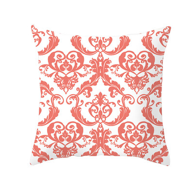 

〖Follure〗Living Coral Polyester Pillow Case Sofa Car Waist Throw Cushion Cover Home Decor