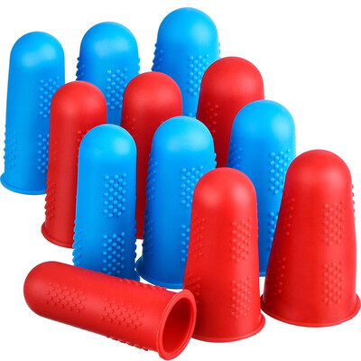 

Gel Finger Protector Elastic Silicone Sleeve Scald-proof Anti-slip Anti-Burn Cot