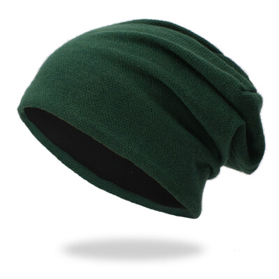 

Unisex 100 Cotton Knit Knitted Hat Skullcap Cap Beanie Winter Warm Comfortable
