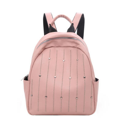 

Sweet College Girl Backpack PU Leather Travel Casual Women Shoulder Bag