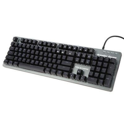 

Arealer Roarer 104 Keys RGB Blue Switches Mechanical Gaming Macro Keyboard Anti-ghosting Full Programmable LED Backlit Backlight U