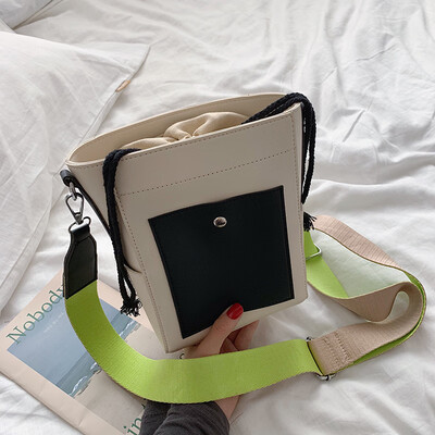 

Summer new bag handbags new 2019 Korean version of the small fresh wild shoulder slung fashion casual bucket bag
