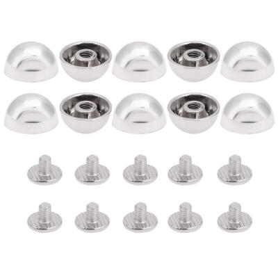 

10pcsSet Rustproof Screw Dome Mushroom Rivets Leather Craft Garment Decor